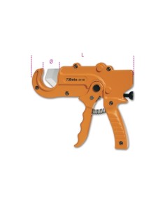 Cortatubos de trinquete para tubos de plástico  Beta Tools 341B