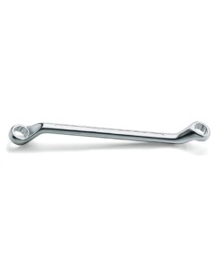 Llave de estrella acodada de dos bocas, cromada 90  Beta Tools