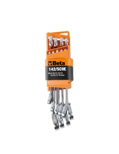 Juego de 9 llaves combinadas carraca reversible Beta 142/SC9IE