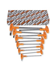 Juego de llaves Allen acodadas con mango en T 96T/S de Beta Tools