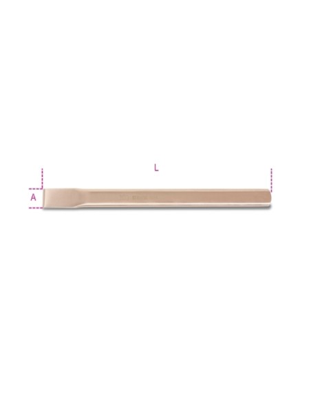 Cortafrío plano antichispa 34BA  Beta Tools