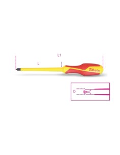 Destornillador Slim Phillips aislado, modelo 1272MQF – Beta