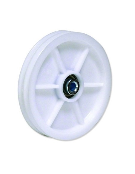 Poleas de Nylon de 2 Canales para Puertas Basculantes