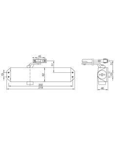 Cierrapuertas Serie 350 / 350R  Certificado EN 1154 para Puertas RF 2