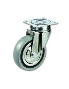 Rueda Modelo B con Soporte de Pletina para Aplicaciones Industriales