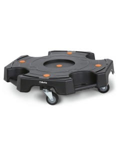 Base para mover ruedas con ruedas de caucho