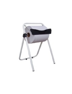 Soporte portabobina papel industrial trípode