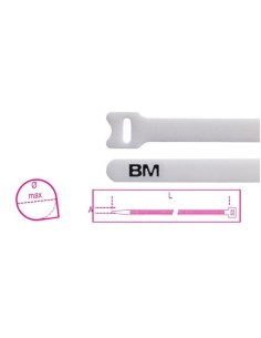 Bridas de velcro con apertura de tirón blancas 1748BV – Beta Tools