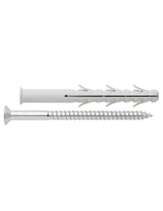 TC6A  Taco Clavable Poliamida 6.6 con Tornillo Avellanado