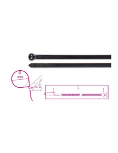 Bridas de nailon con diente de acero 1748NL – Beta Tools