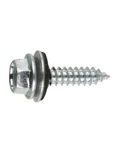 Tornillo Rosca Chapa AUE con Cabeza Hexagonal y Arandela Estampada