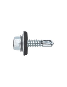 Tornillo Autotaladrante Cabeza Hexagonal con Arandela Vulcanizada
