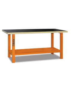Banco de trabajo sencillo encimera madera 2,1 m Beta C56/2.1.