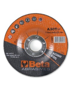 Disco abrasivo de corte para acero 11001 – Beta Tools