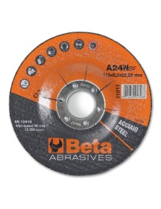 Disco abrasivo de desbaste para acero 11011 – Beta Tools