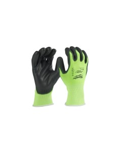 Guantes anticorte Milwaukee de alta visibilidad nivel A