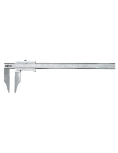 Calibre tipo tornero acero inox. cromado mate, templado ACHA