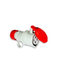 Base CEE/CETAC ASEIN 3P+N+T 380V Roja – Código 1100071
