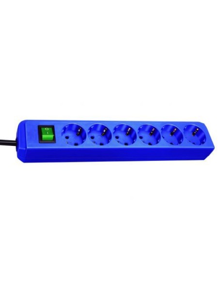Multienchufe Ecoline 3 bases con interruptor 5 m Asein